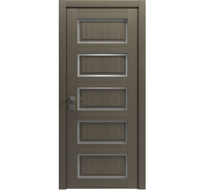 Міжкімнатні двері з ПВХ покриттям Style 5 напівскло (STYLE-5-C)