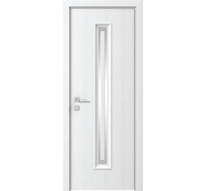 Межкомнатные двери с ПВХ покрытием Prisma Neon полустекло (NeonG)