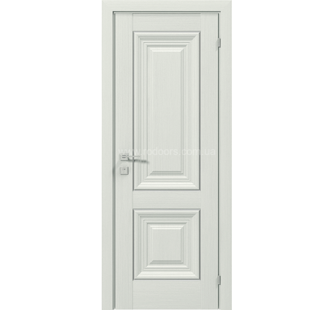 Межкомнатные двери с ПВХ покрытием Versal Esmi глухие с молдингом Basic хром (Esmi-Hm-Basic-Chr)