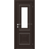 Межкомнатные двери Versal Esmi со стеклом 1 с молдингом Basic хром (Esmi-G1m-Basic-Chr)