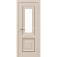 Міжкімнатні двері Versal Esmi зі склом 1 з молдингом SMALL хром (Esmi-G1m-SMALL-Chr)