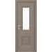 Межкомнатные двери с ПВХ покрытием Versal Esmi со стеклом 2 с молдингом SMALL хром (Esmi-G2m-SMALL-Chr)