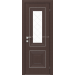Межкомнатные двери с ПВХ покрытием Versal Esmi со стеклом 2 с молдингом SMALL хром (Esmi-G2m-SMALL-Chr)