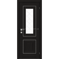 Міжкімнатні двері Versal Esmi зі склом 2 з молдингом SMALL хром (Esmi-G2m-SMALL-Chr)