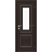 Міжкімнатні двері з ПВХ покриттям Versal Esmi зі склом 3 з молдингом Basic хром (Esmi-G3m-Basic-Chr)