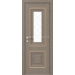 Міжкімнатні двері з ПВХ покриттям Versal Esmi зі склом 3 з молдингом SMALL золото (Esmi-G3m-SMALL-Gold)