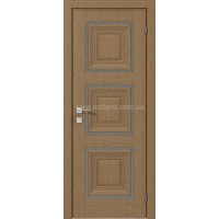 Міжкімнатні двері Versal Irida глухі з молдингом Grand попелястий (Irida-Hm-Grand-Ashy)