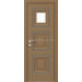 Межкомнатные двери с ПВХ покрытием Versal Irida со стеклом 3 с молдингом Grand пепельный (Irida-G1m-Grand-Ashy)