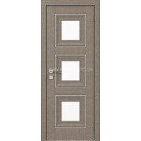 Міжкімнатні двері Versal Irida зі склом 3 із молдингом Small хром (Irida-G3m-Small-Chr)